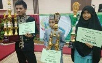 Murid SDIT Al-Madinah Maros Juara Tahfidz Tingkat Sul-sel